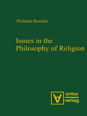 cover image of Issues in the Philosophy of Religion